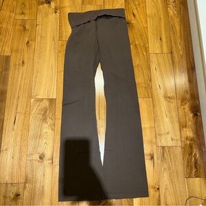 Brandy Melville Brown Foldover Yoga Pants